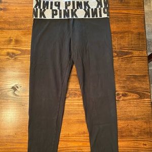 PINK yoga pants with bling!